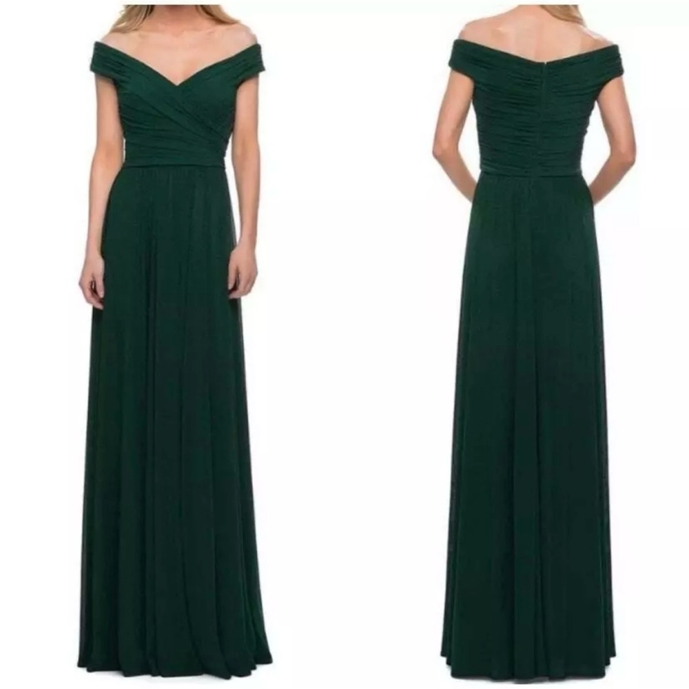 La Femme Emerald Evening Gown NWT size 14 $338